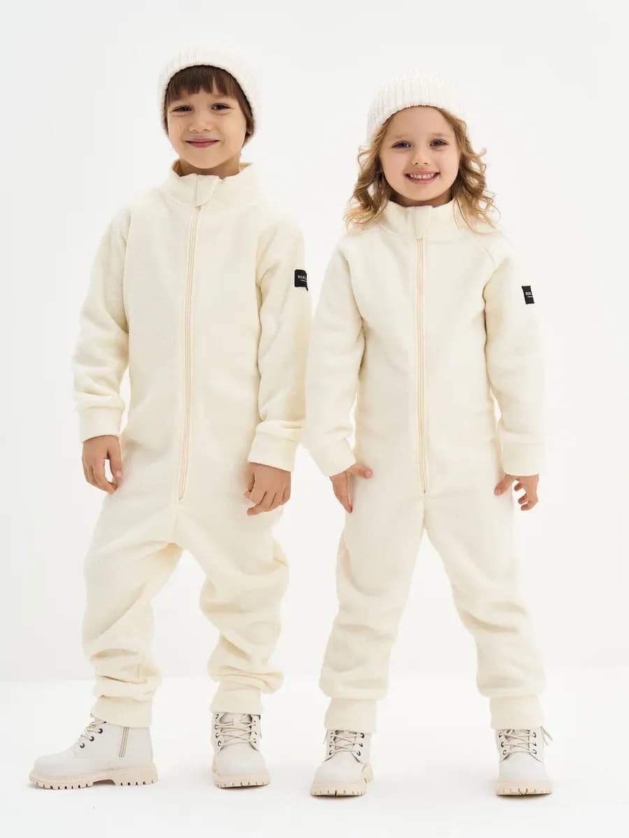 Флисовый комбинезон детский поддева для девочки