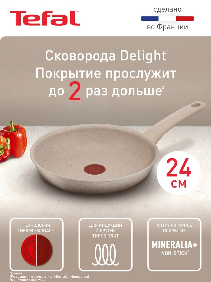 Сковорода Delight G2930402, 24 см