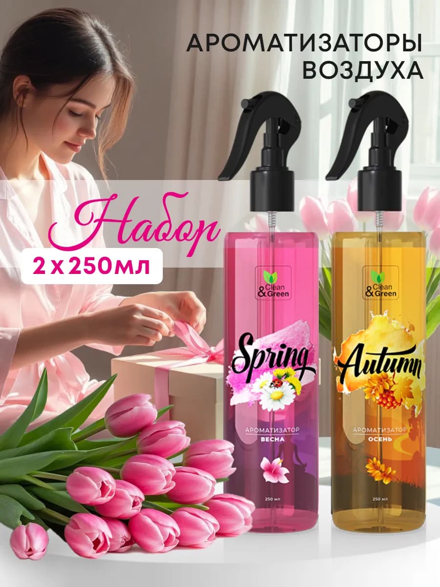 Набор освежителей воздуха 250 мл. 2 шт