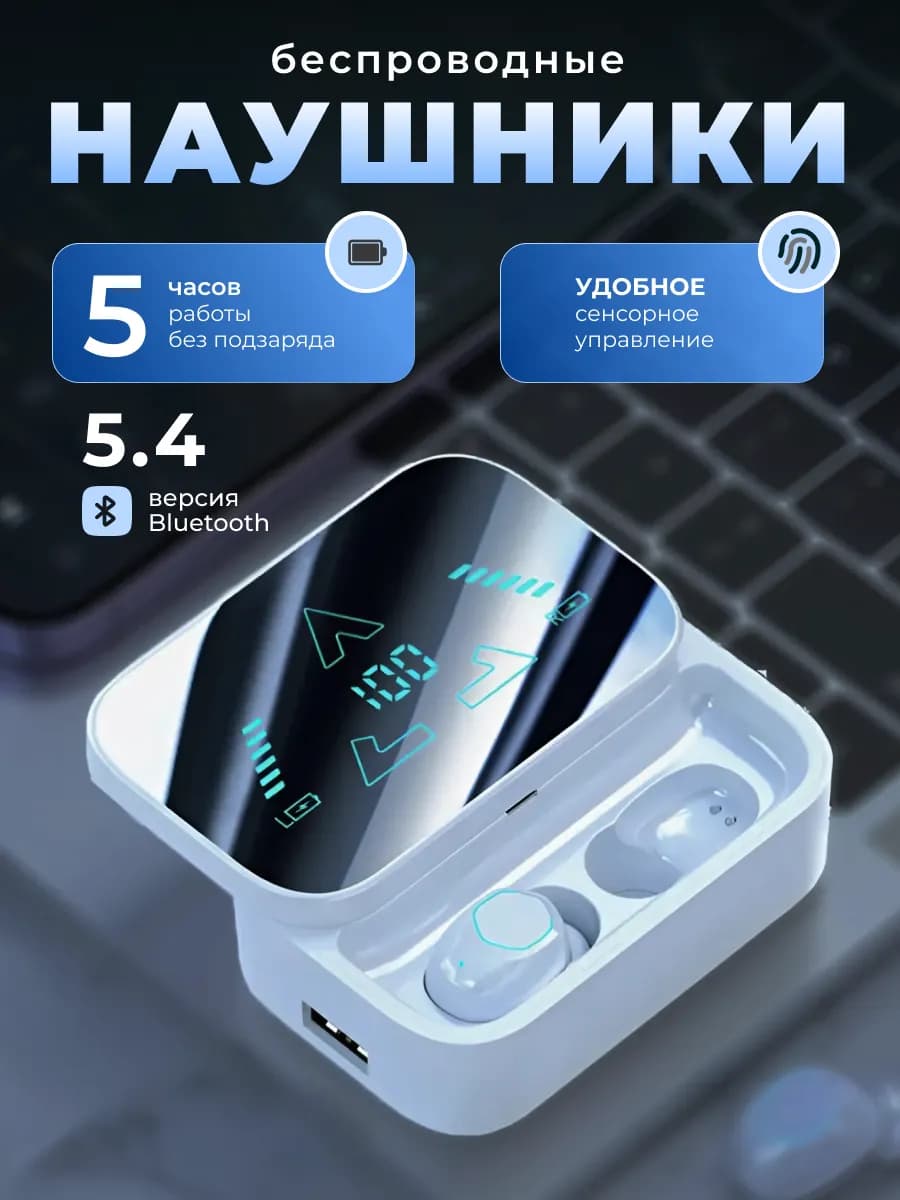 Наушники беспроводные микрофоном