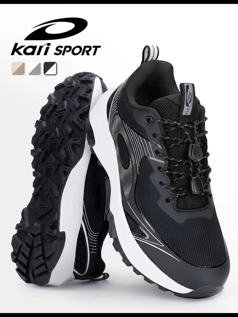 Кроссовки женские треккинговые черные дышащие