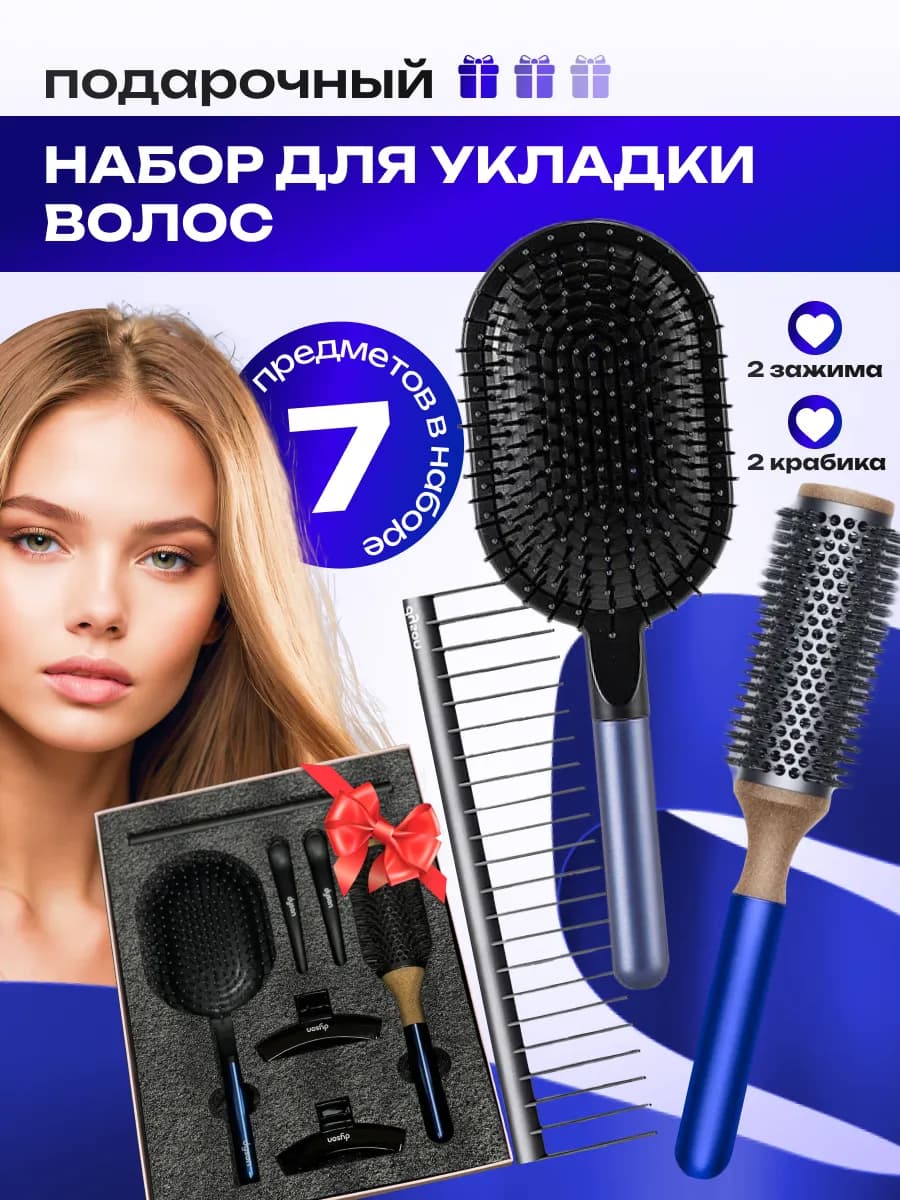 Подарочный набор для укладки волос из расчесок dysoоn