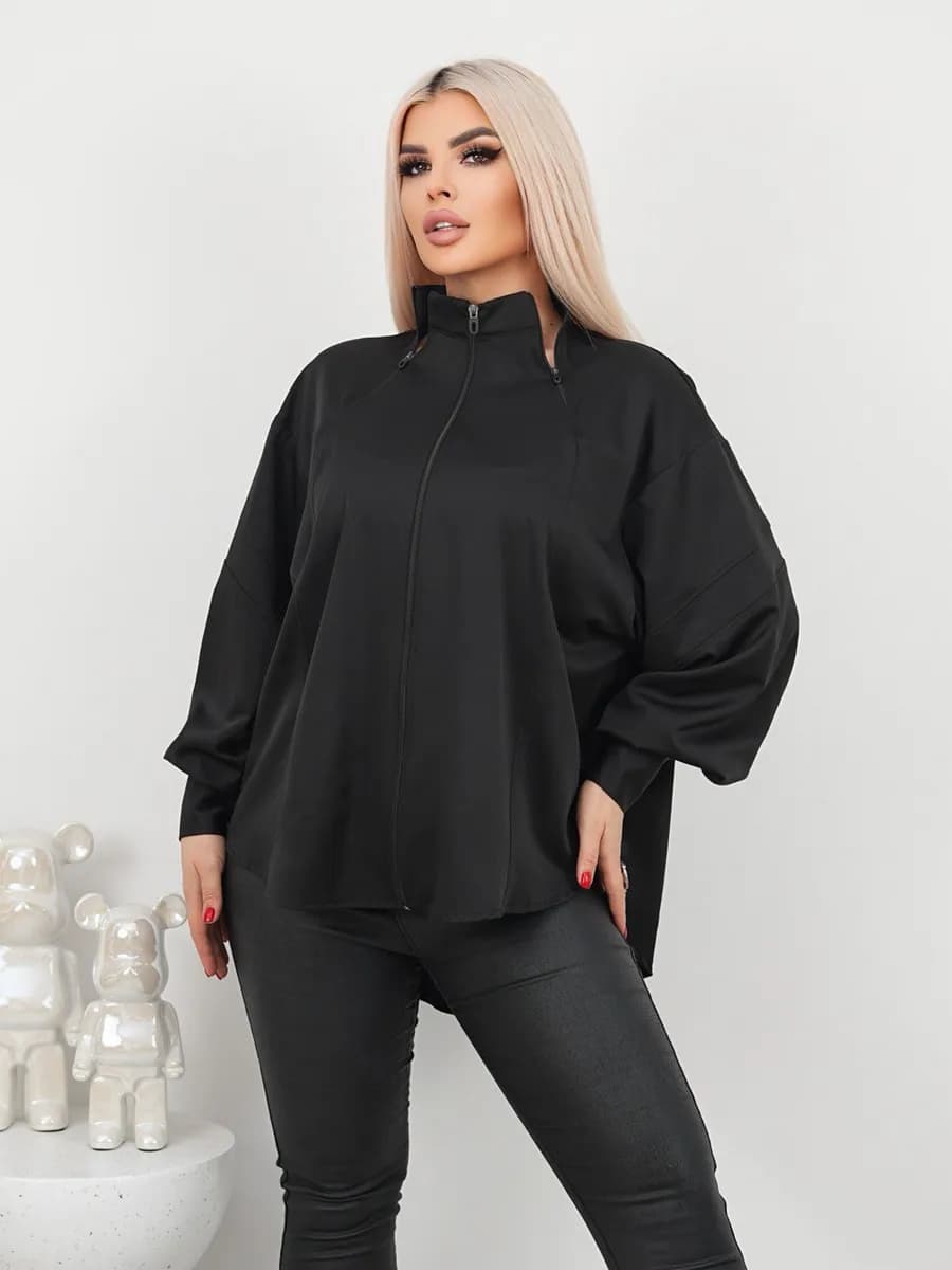 Рубашка оверсайз удлиненная - фото 1