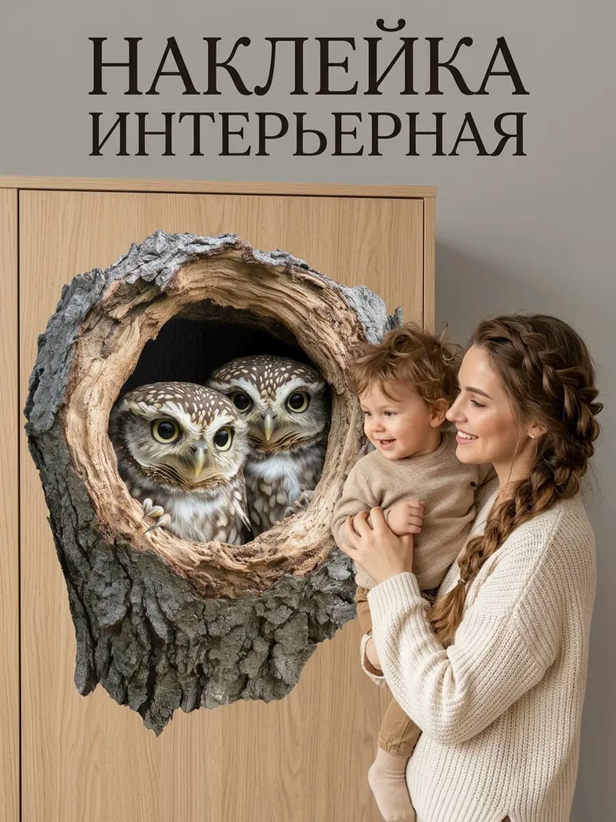 Наклейка на стену для декора