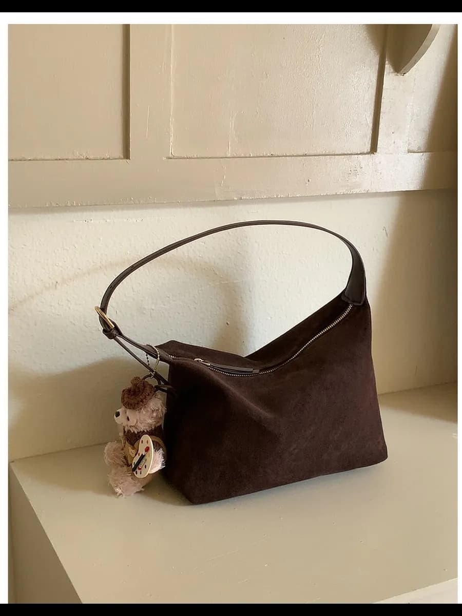Сумка женская замшевая через плечо
