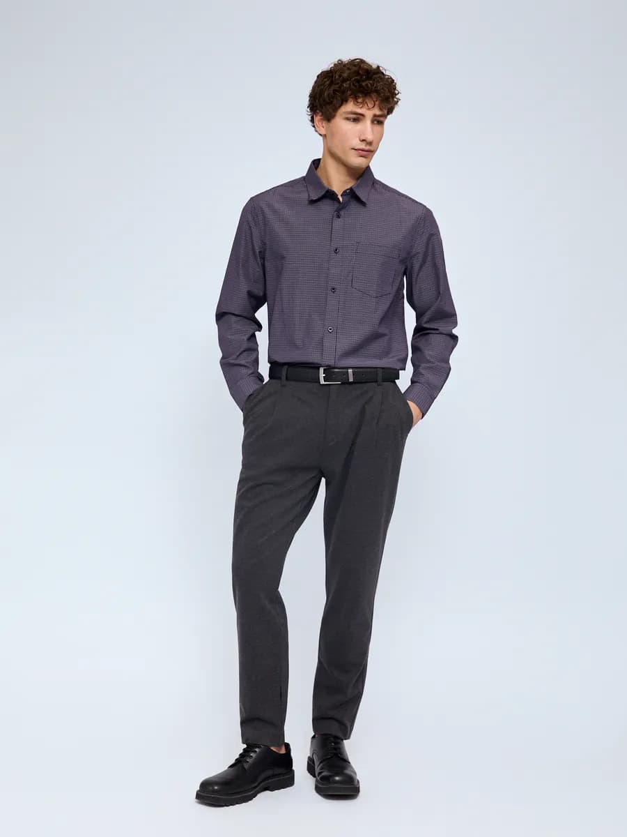 Мужские брюки силуэта Tapered