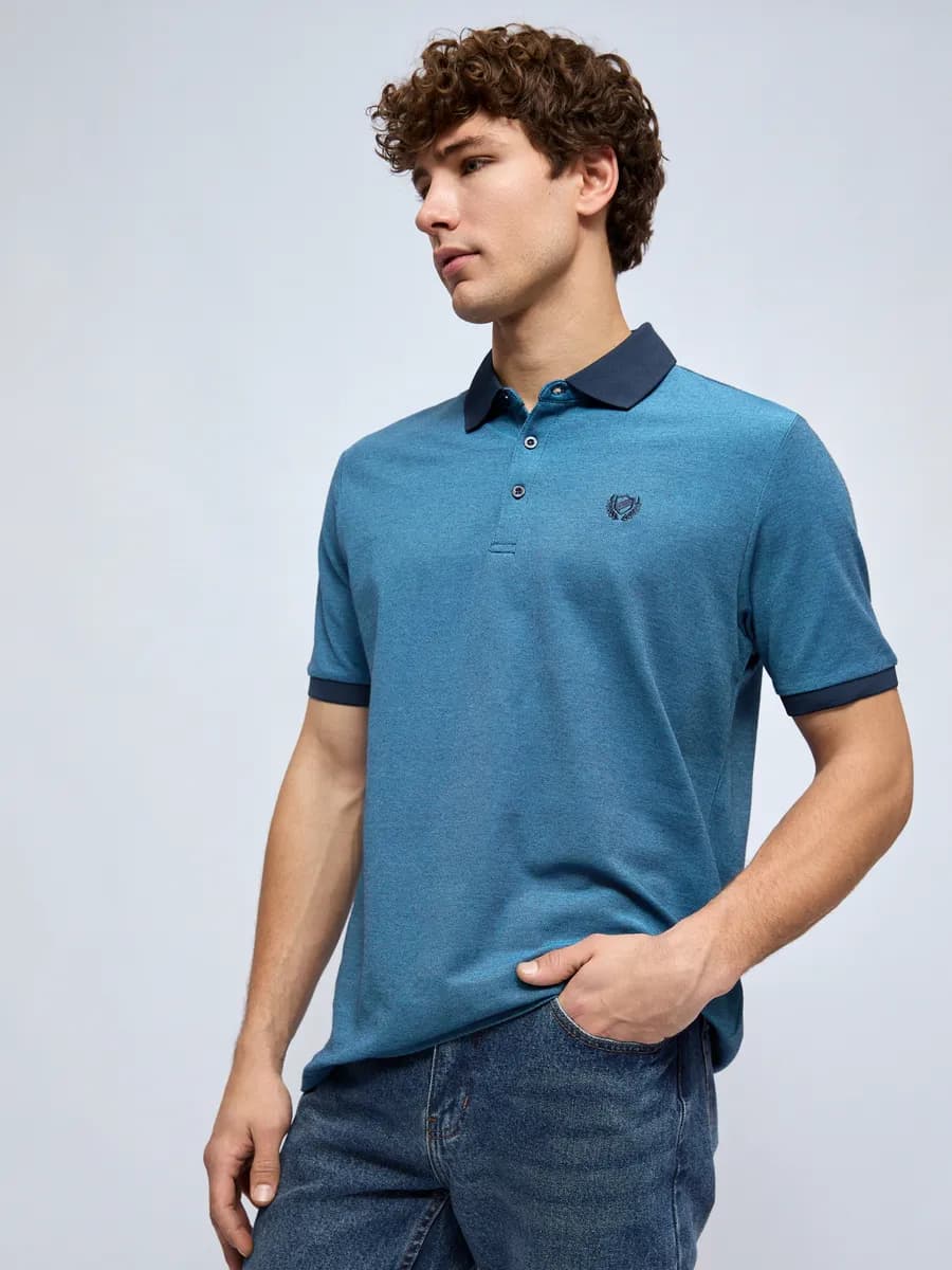 Мужская футболка поло с коротким рукавом