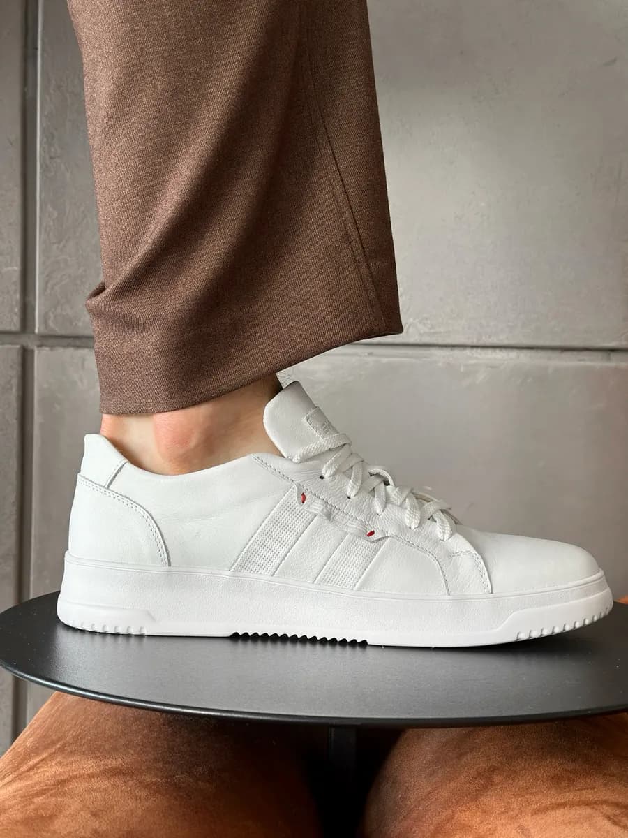 Кеды кожаные - фото 1