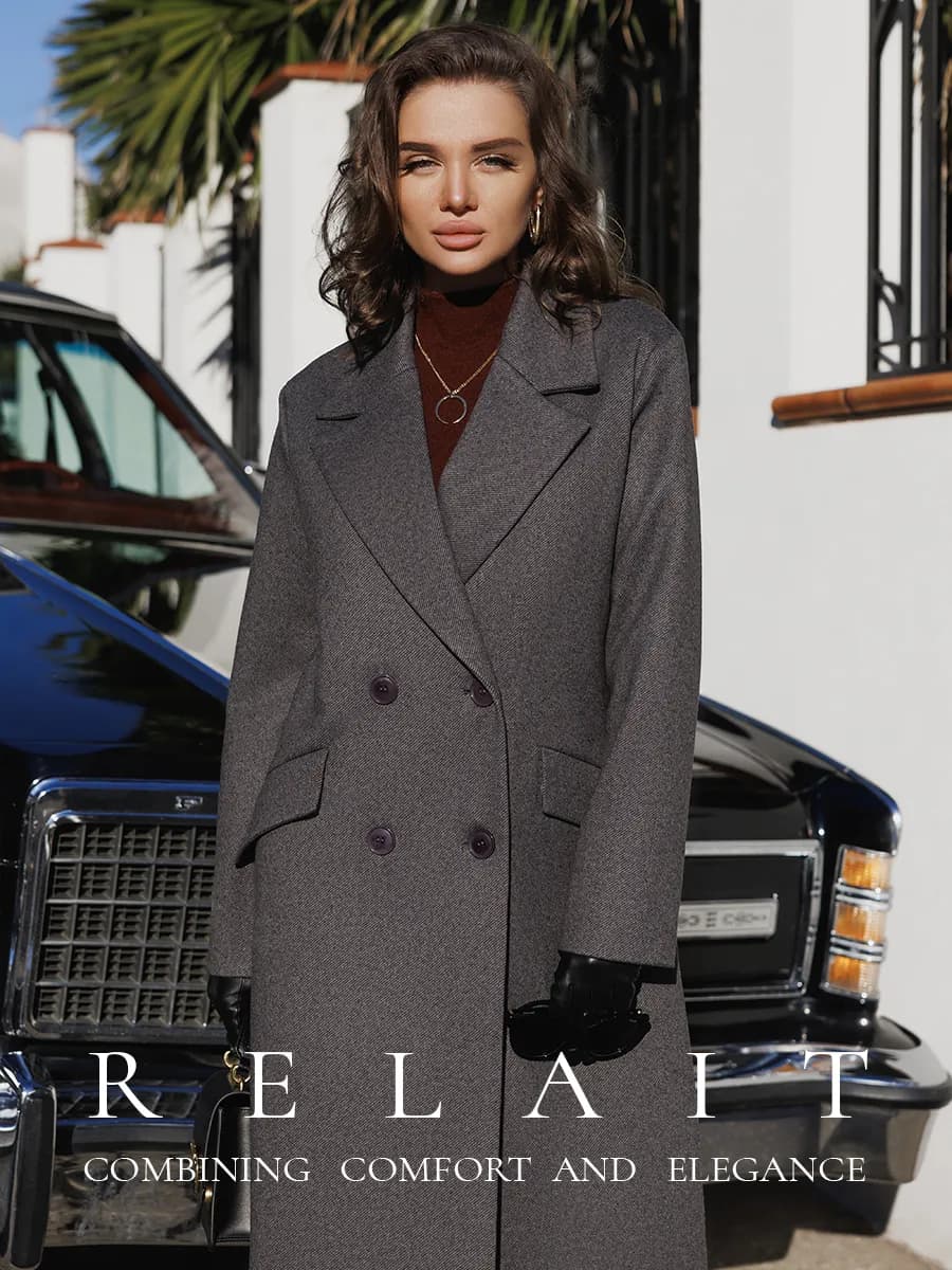 Пальто длинное демисезонное