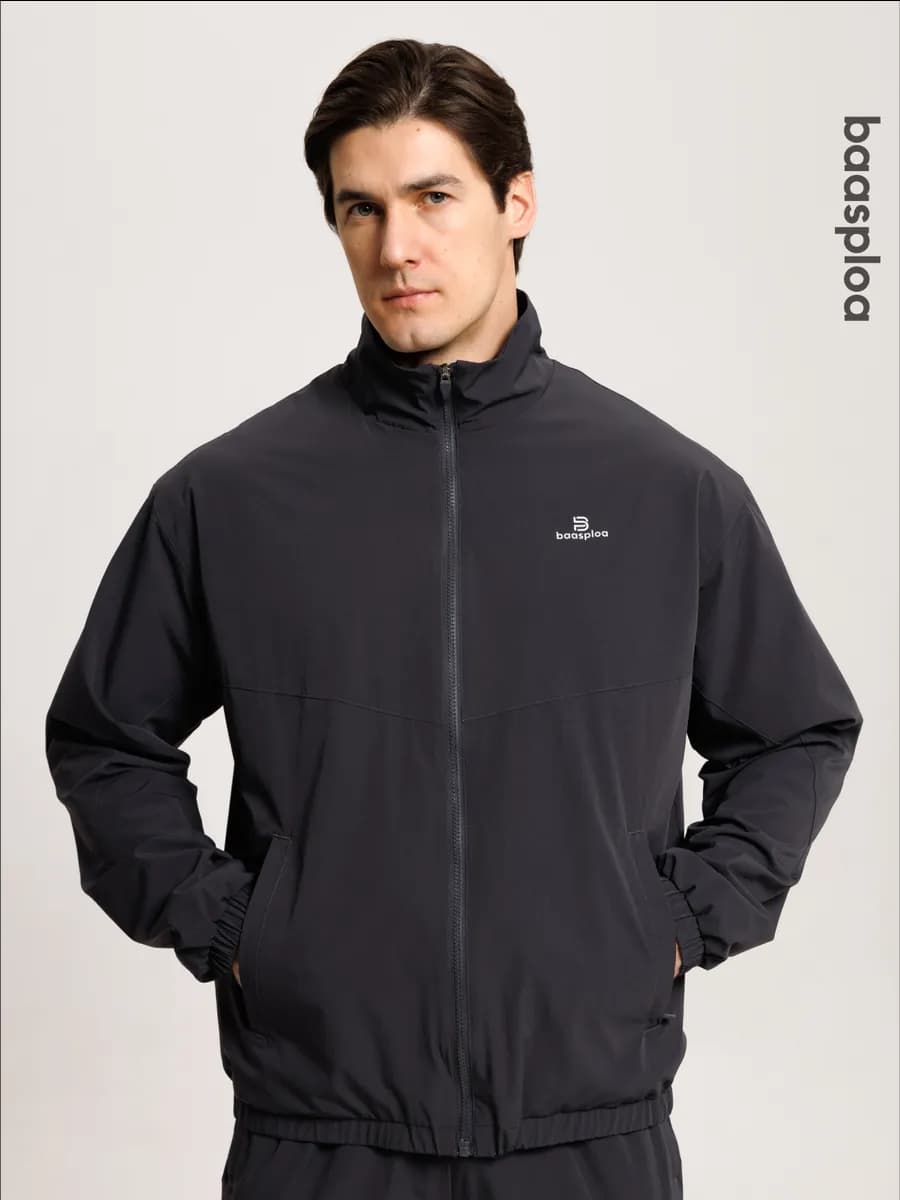 Ветровка легкая олимпийка софтшелл без капюшона