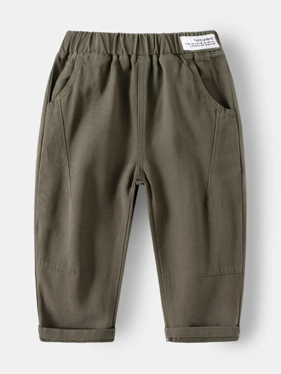 Брюки хлопковые на резинке