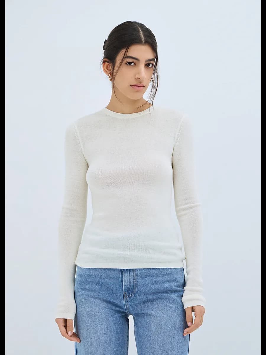 Вязаный джемпер с шерстью