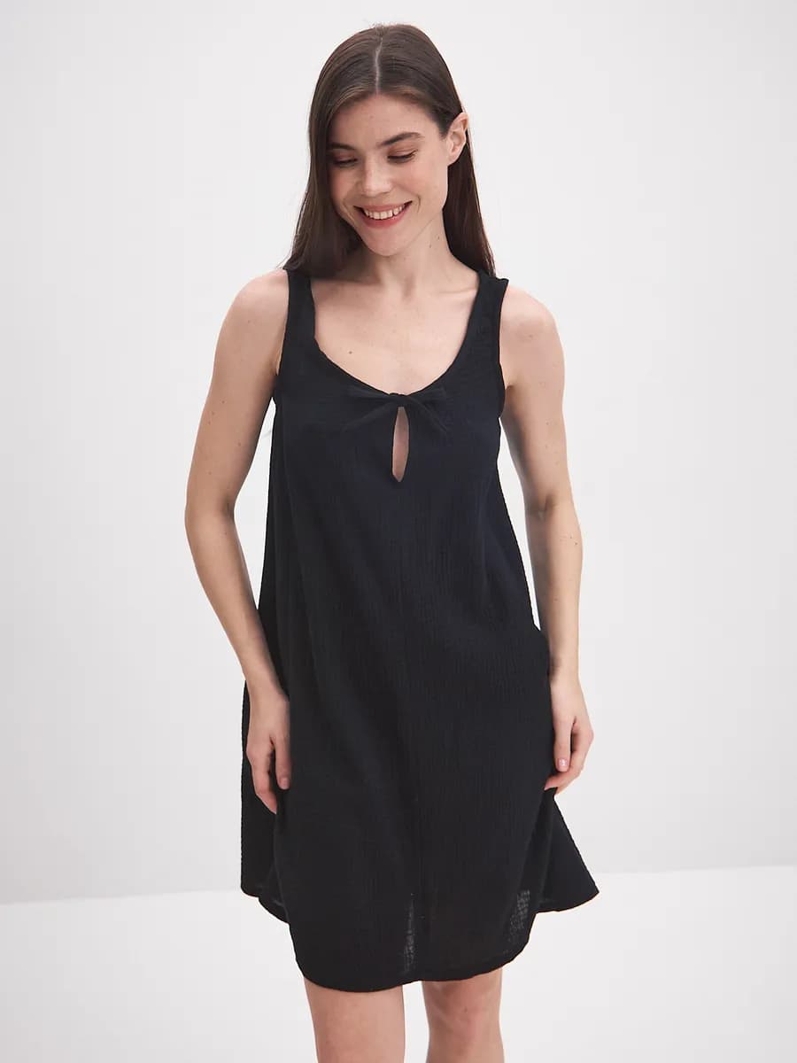 Ночная сорочка из муслина домашняя - фото 1