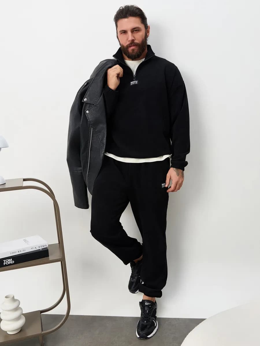 Костюм вельветовый с полузамком и брюками