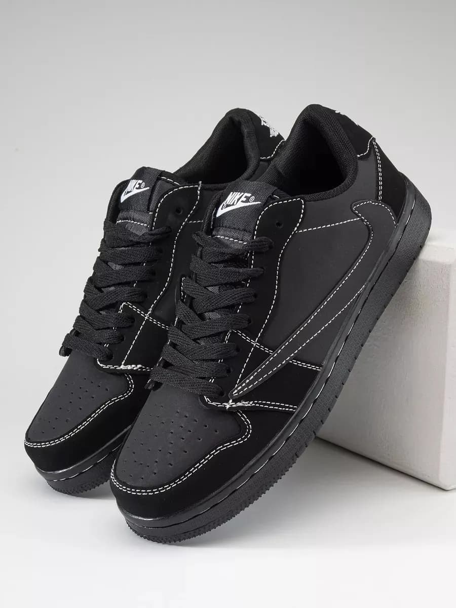 Кроссовки Nike Air Jordan 1 Low Travis Scott x Black Phantom