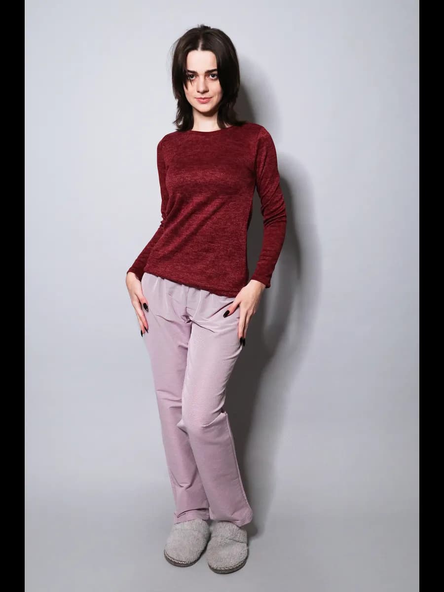 брюки домашние на резинке летние