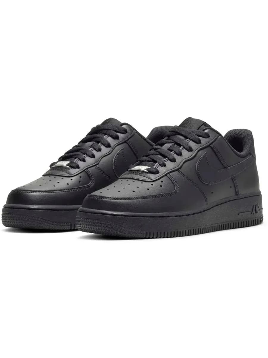 Кроссовки Air Force 1 Low Black форсы кеды