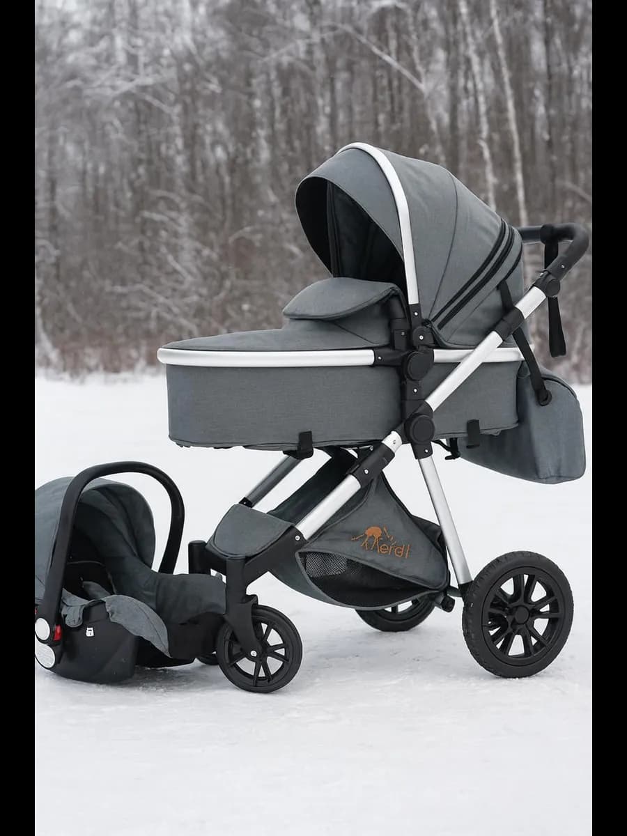 Коляска для новорожденных трансформер 3в1