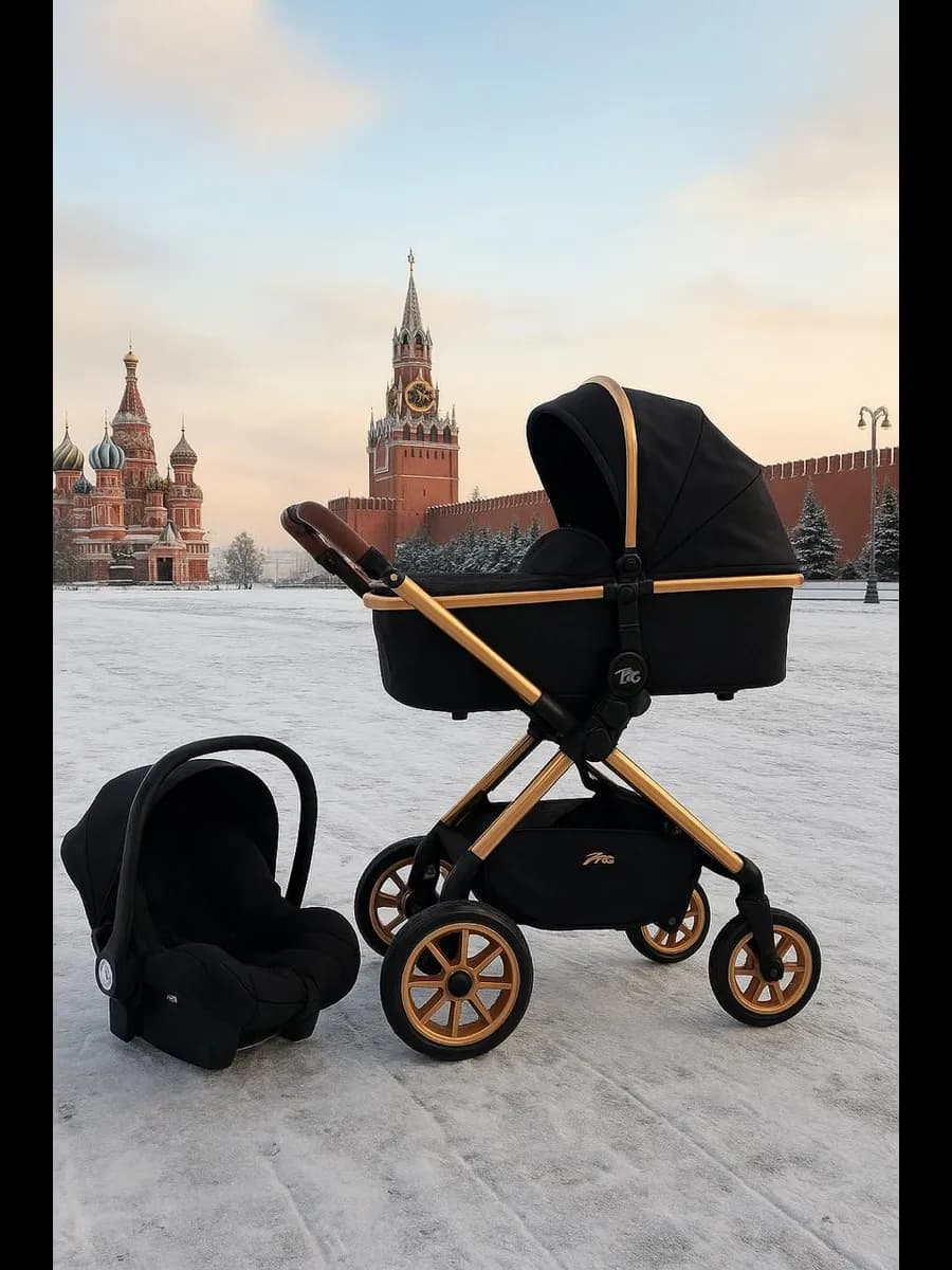 Коляска для новорожденных 3в1 с автолюлькой