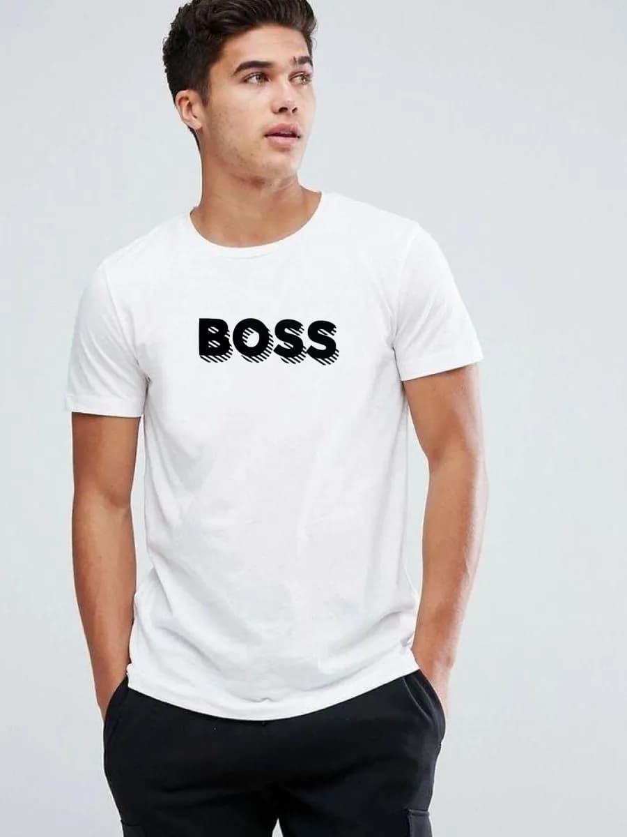 Футболка с принтом классическая