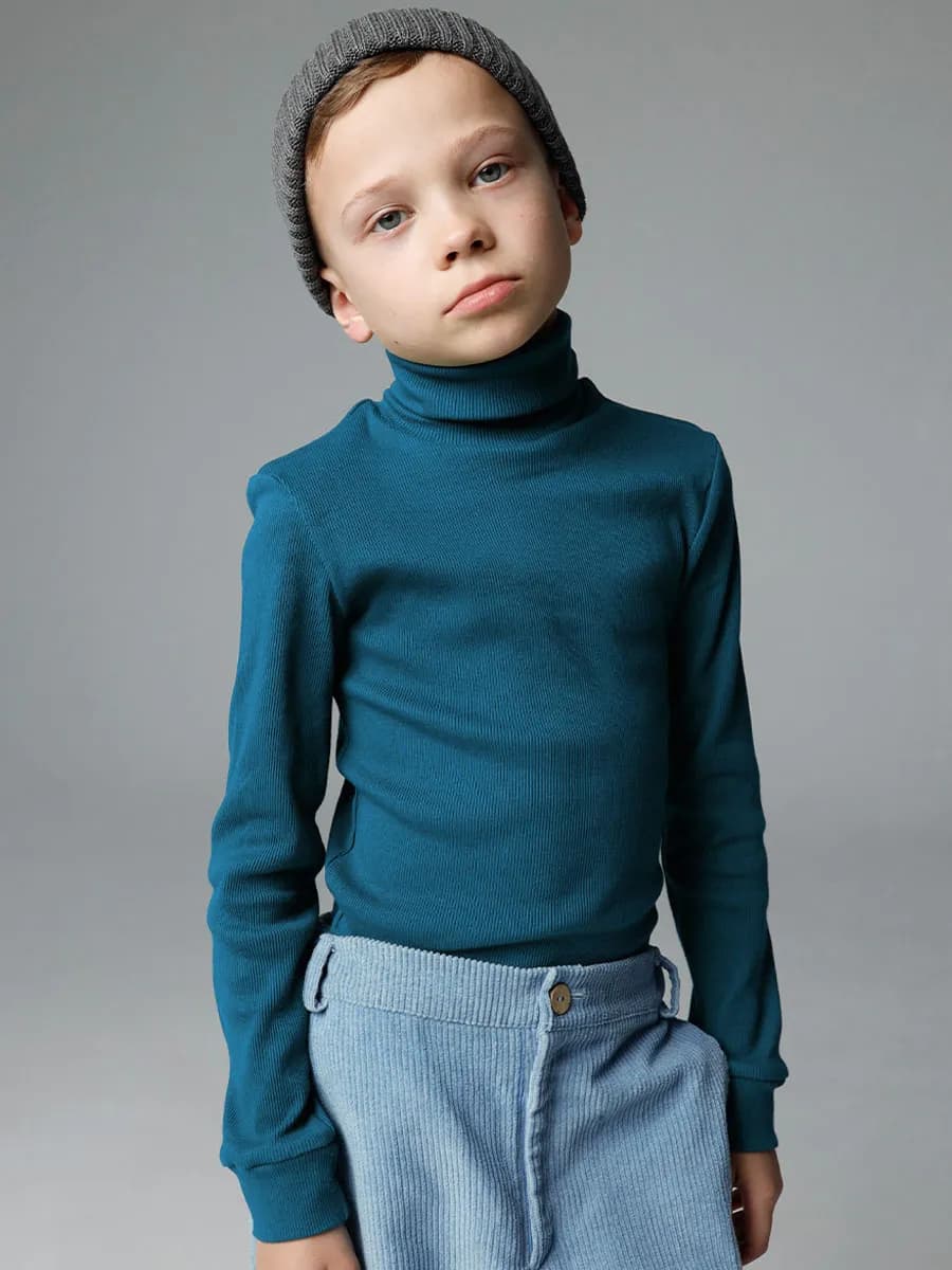 Водолазка в рубчик