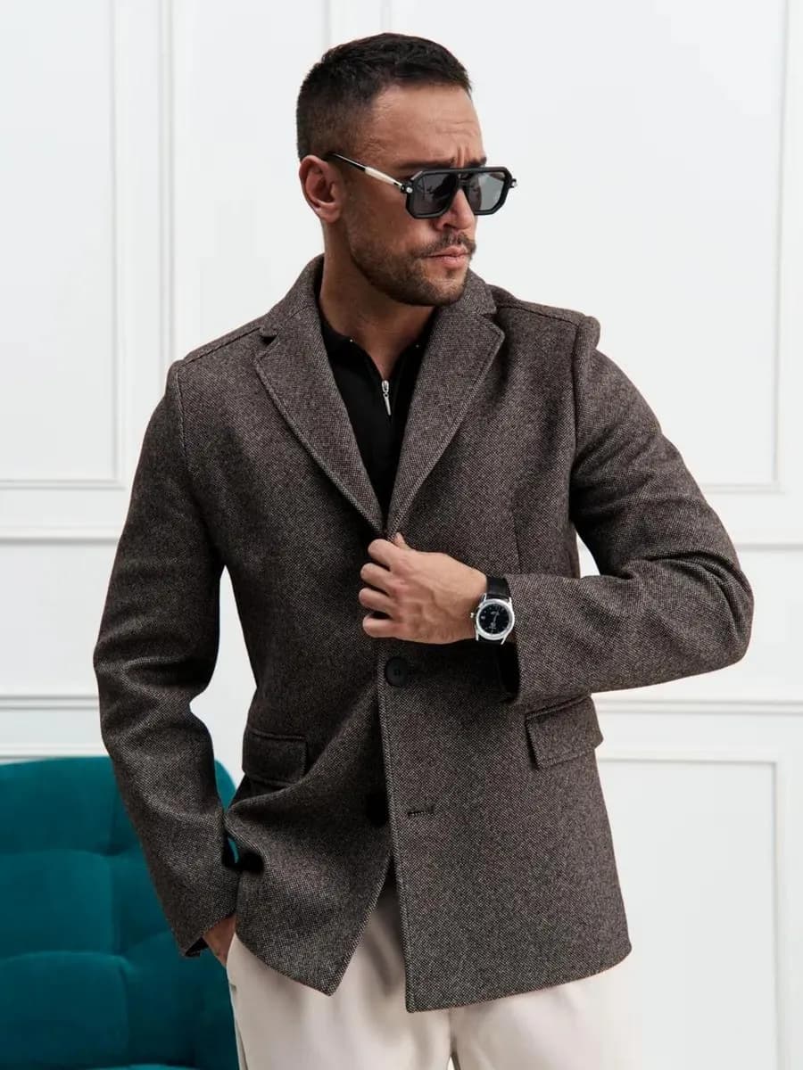 Пальто короткое демисезонное пиджак