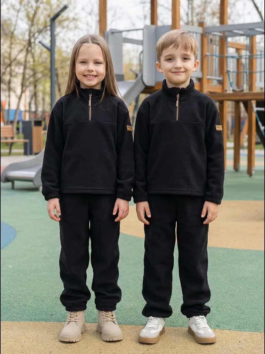 Костюм детский флисовый поддева теплый