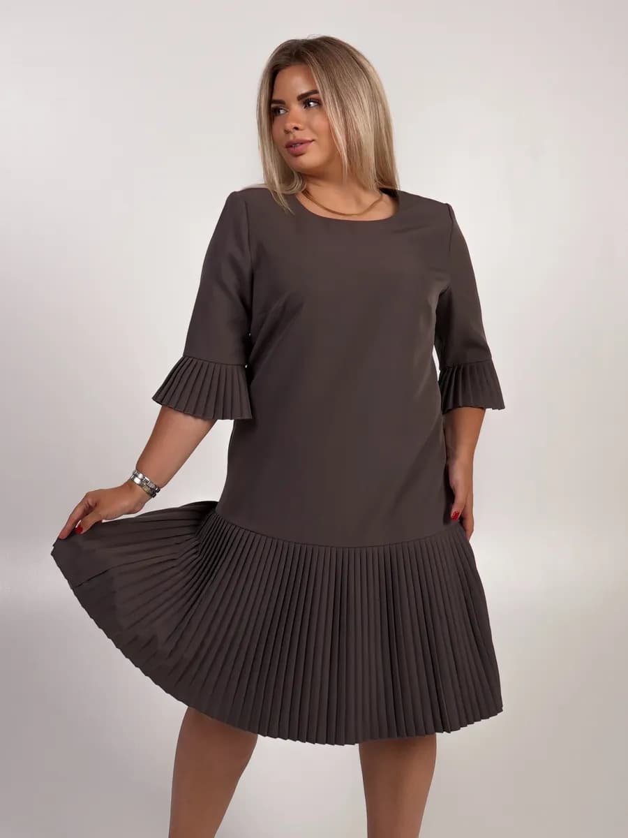 Платье нарядное больших размеров на весну