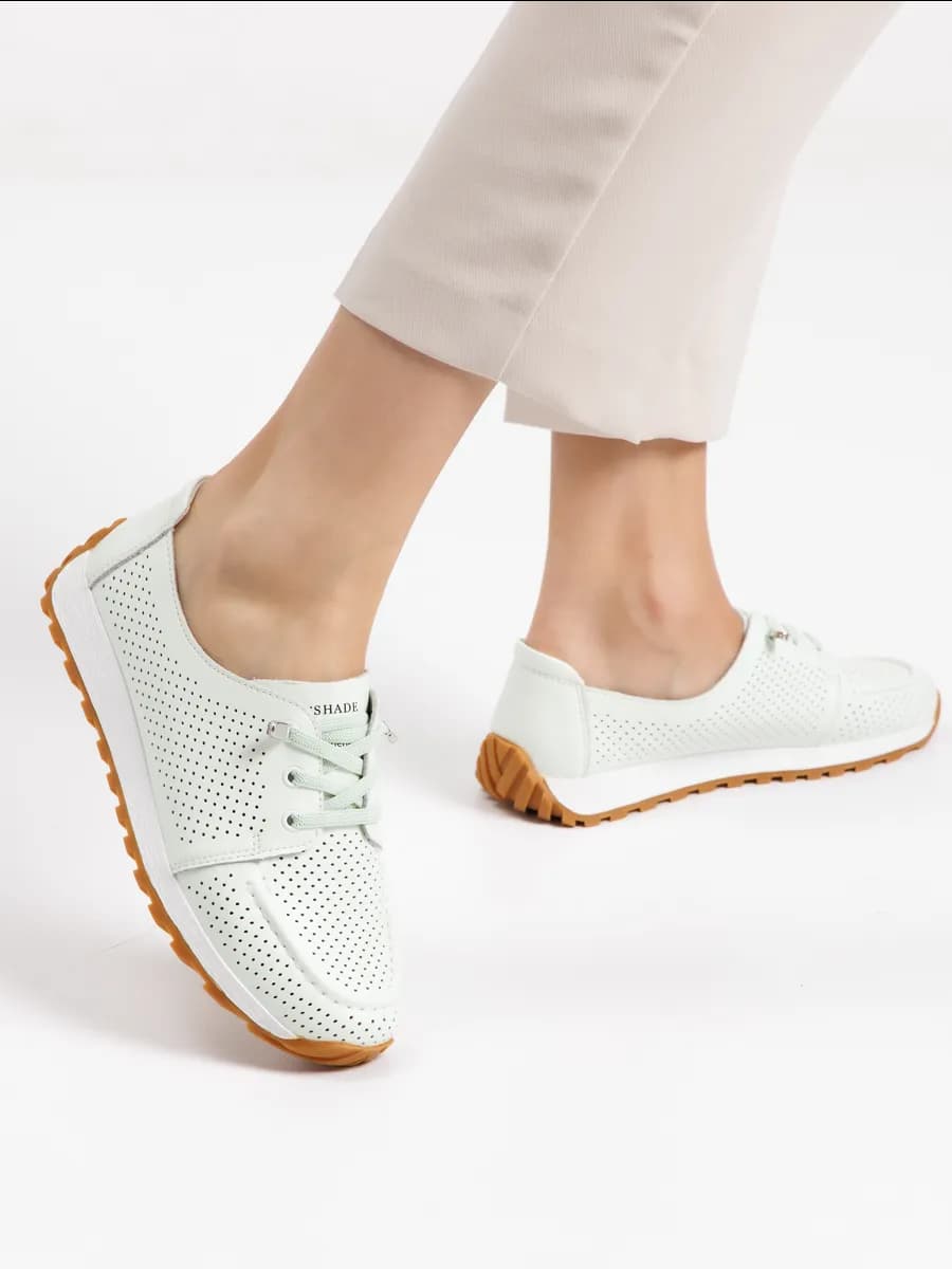 Мокасины женские летние натуральная кожа