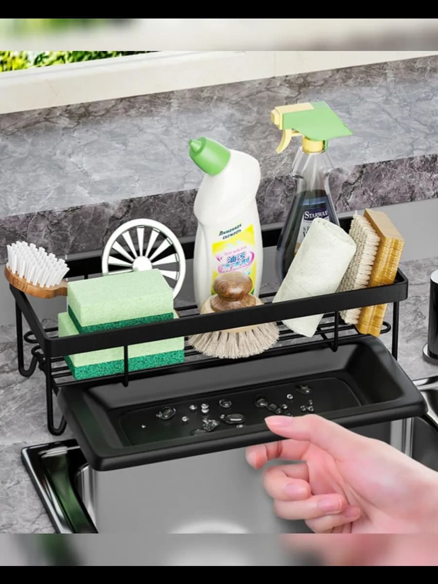 Подставка для кухни для моющих средств и губок - фото 1