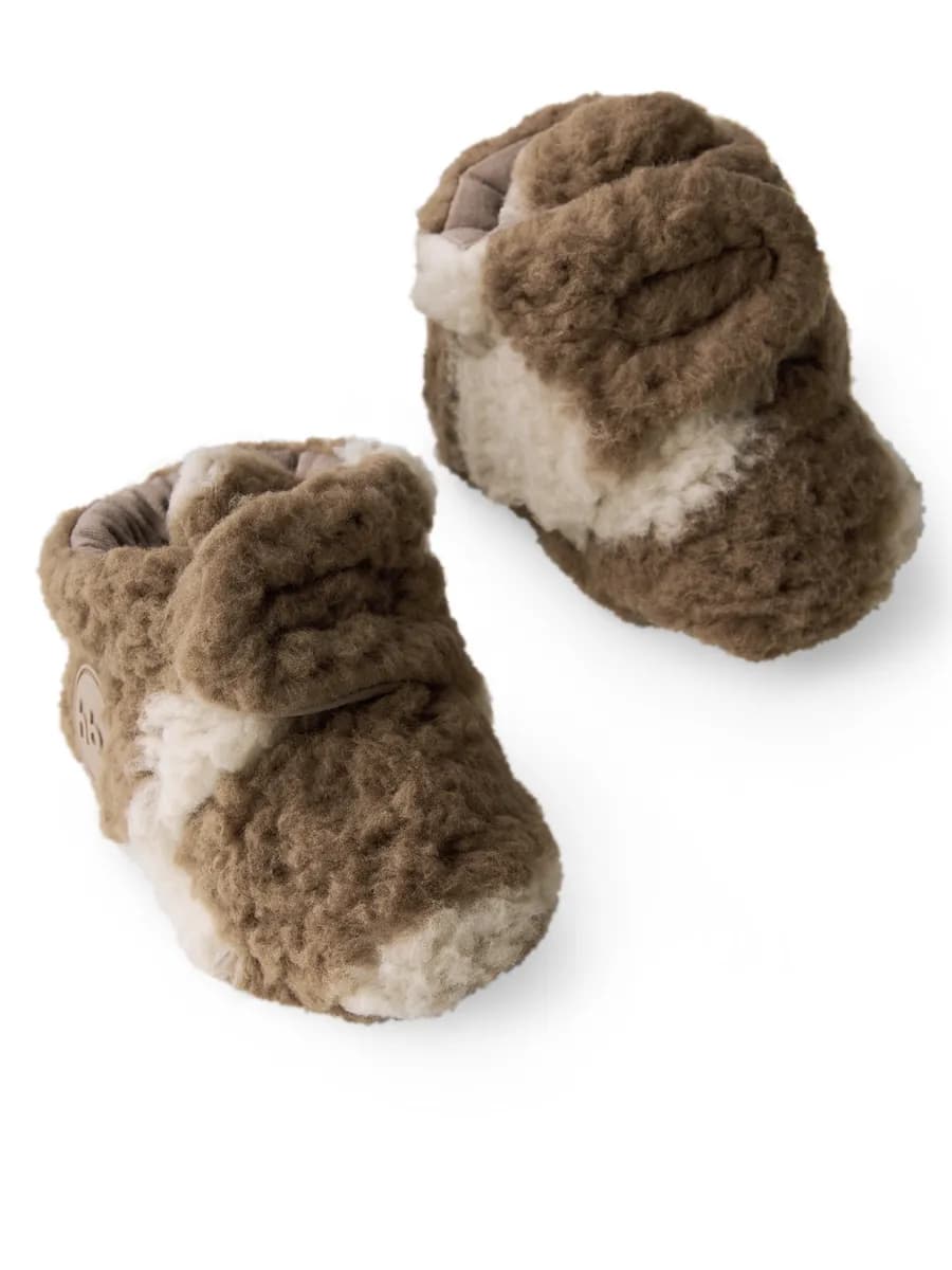 Пинетки для новорожденных на липучке