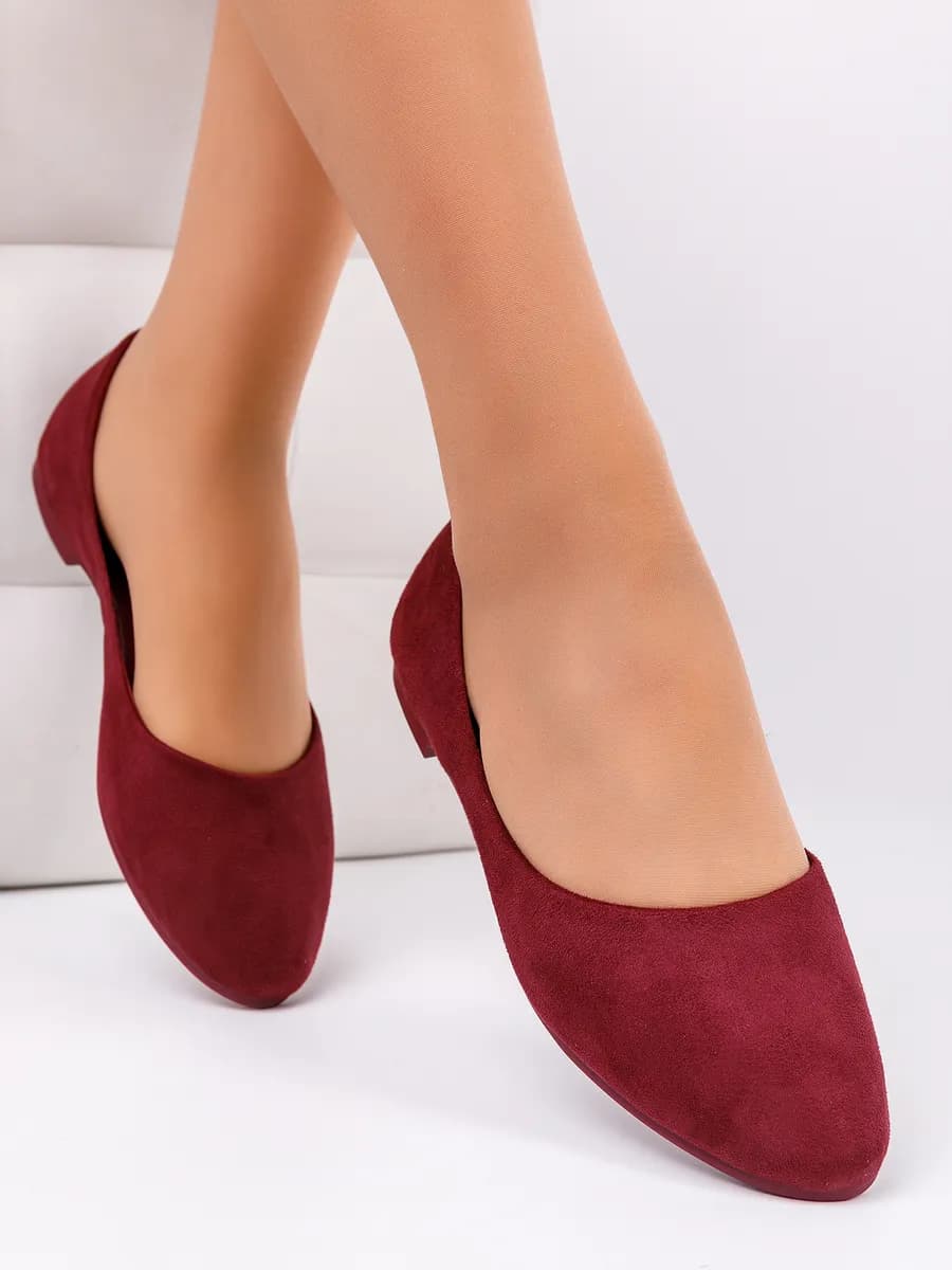 Балетки на низком каблуке больших размеров 41-44