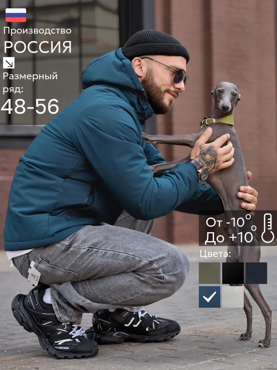 Куртка демисезонная с капюшоном ветровка