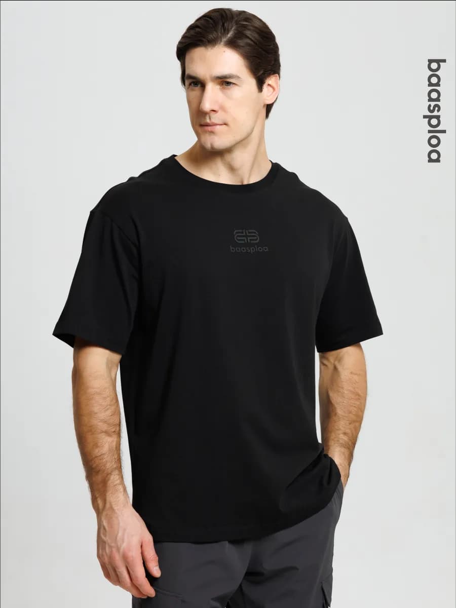 Футболка оверсайз хлопок - фото 1