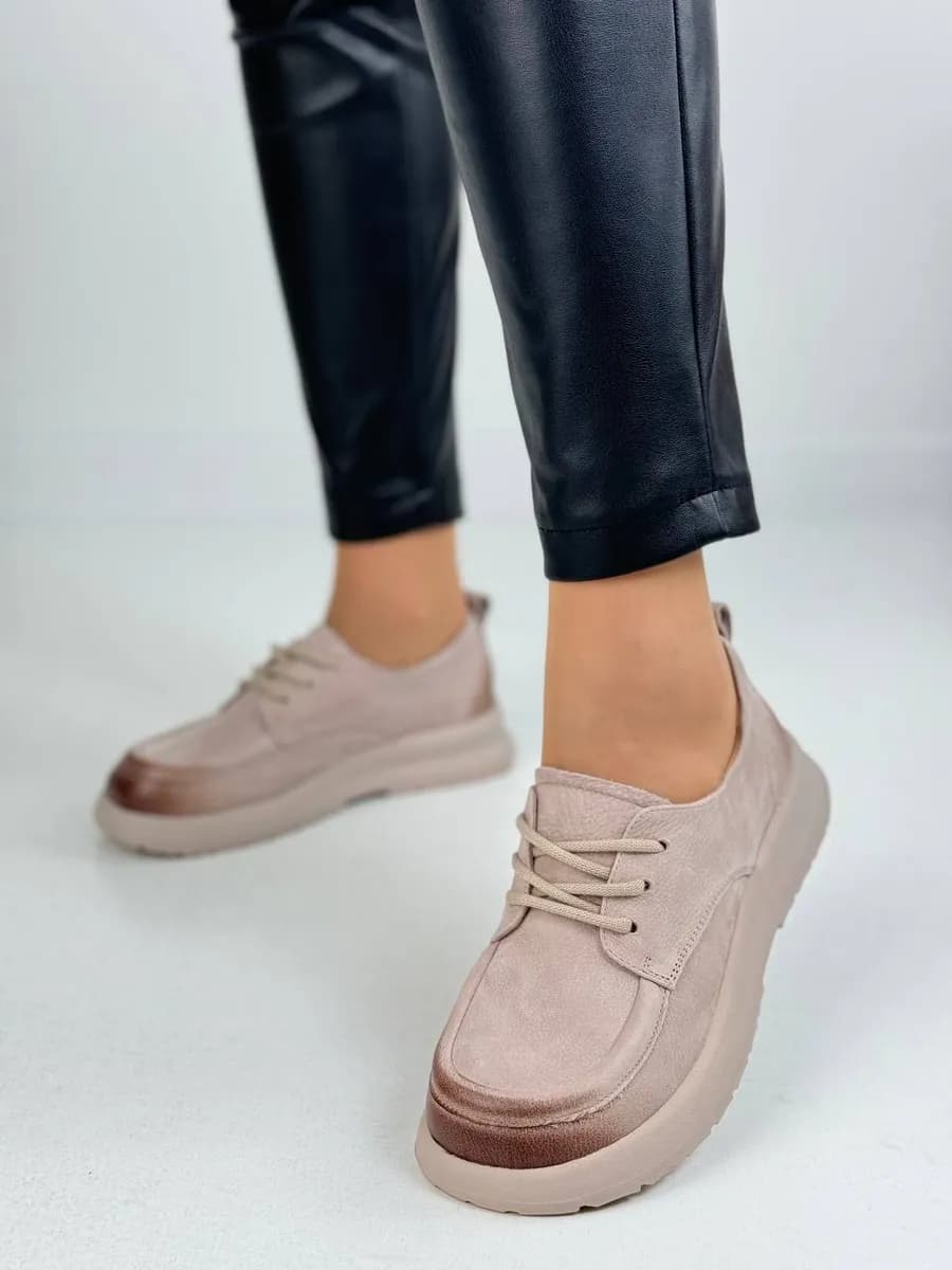 Лоферы Туфли натуральный кожа нубук весенние и летние