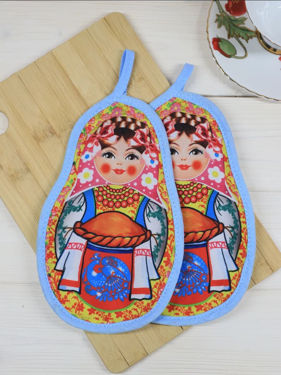 Прихватки кухонные набор 2 штуки