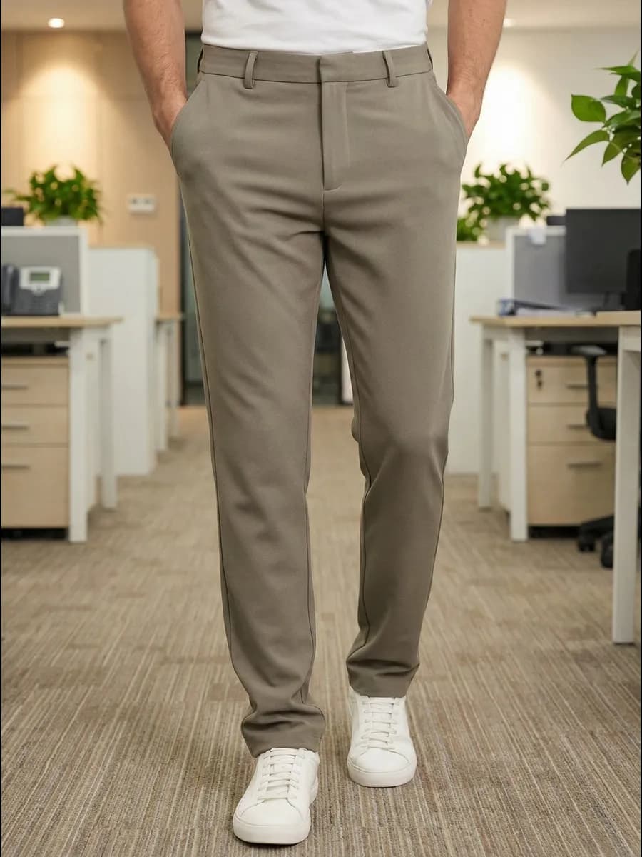 Брюки мужские классические на резинке
