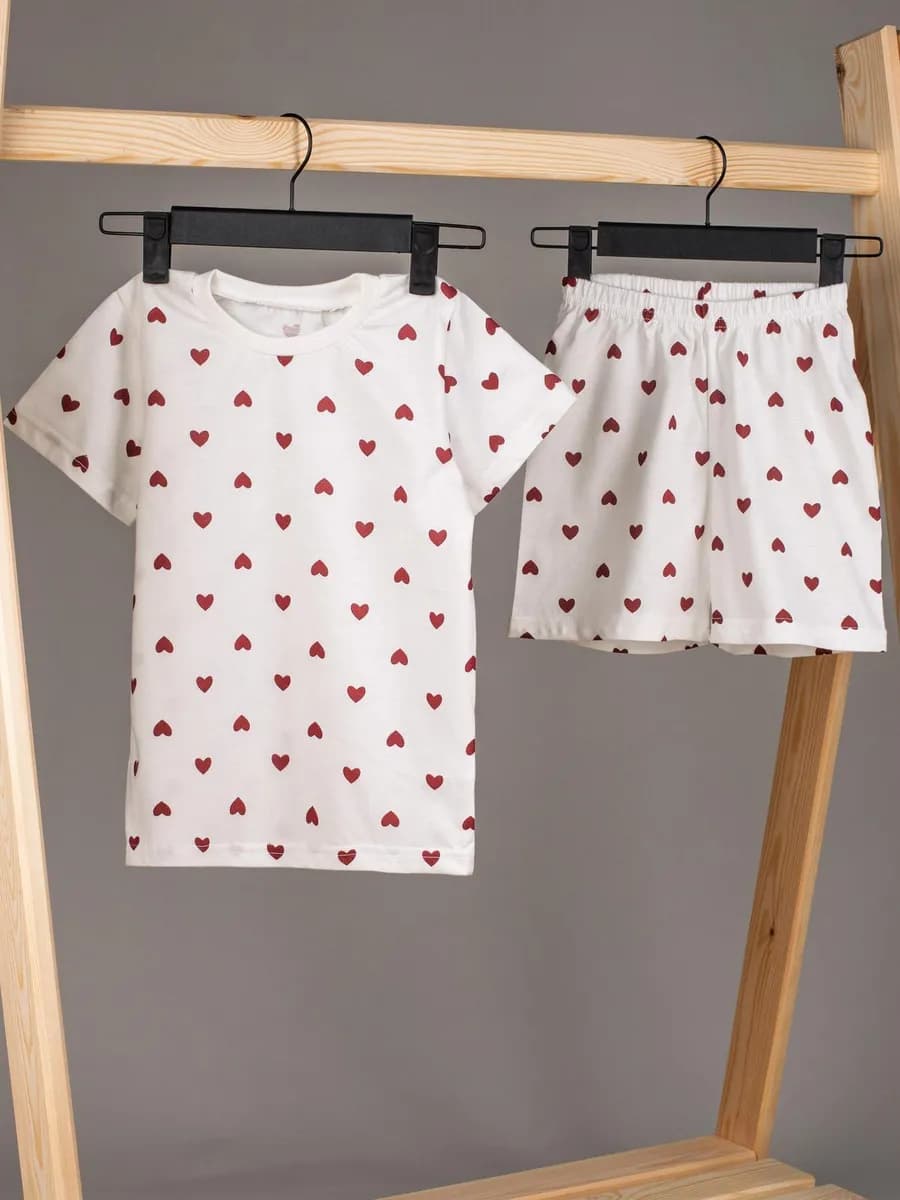 Пижама для девочки с шортами