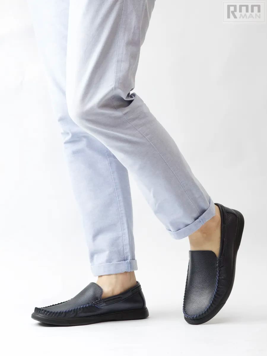 Мокасины кожаные