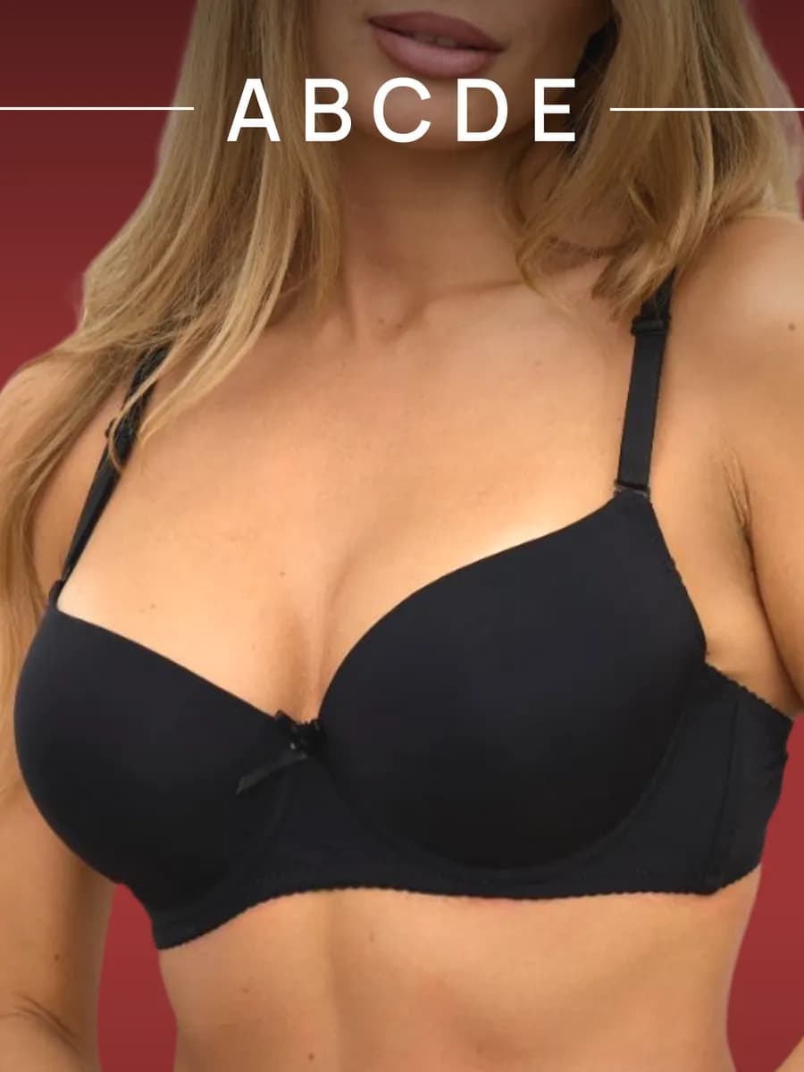 Бюстгальтер гладкий на косточках