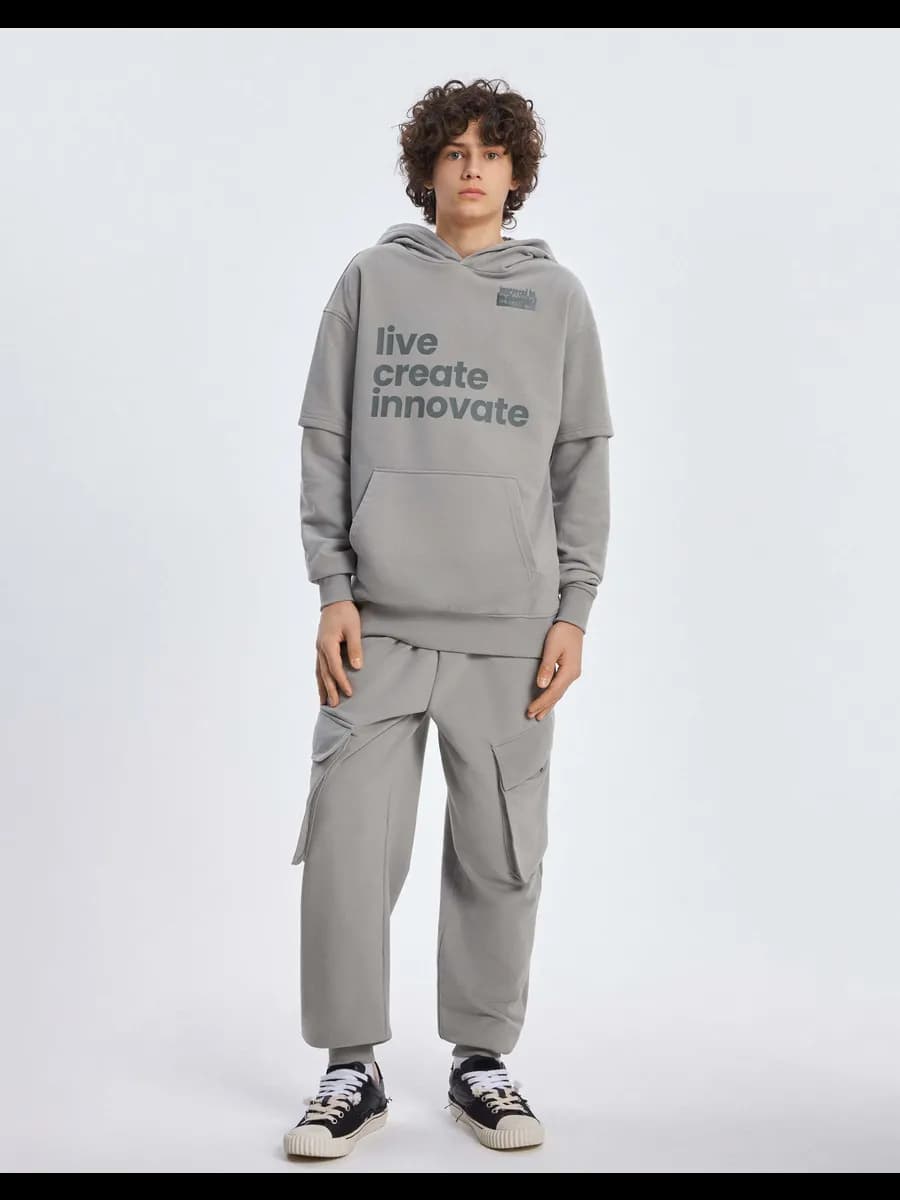 Серые спортивные брюки Jogger Cargo