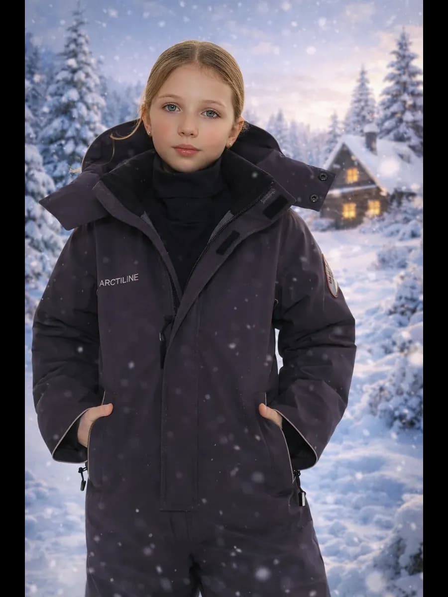 Комбинезон зимний пуховый из мембранной ткани