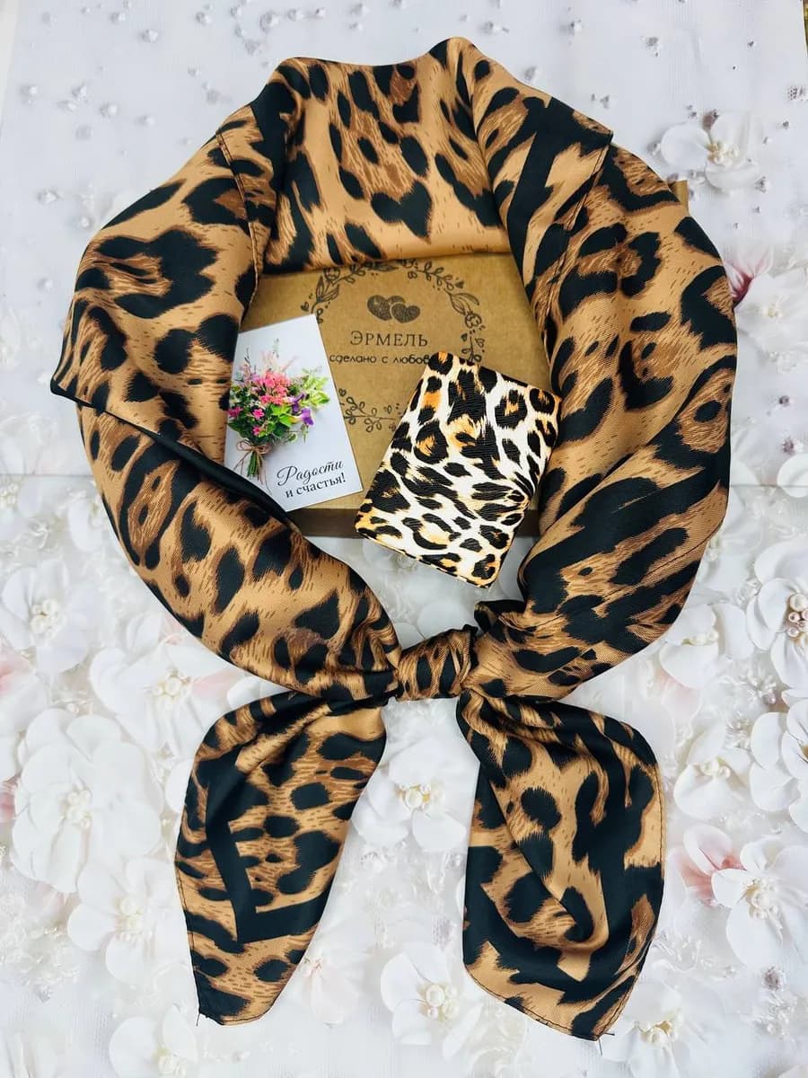 подарочный набор платок и зеркальце