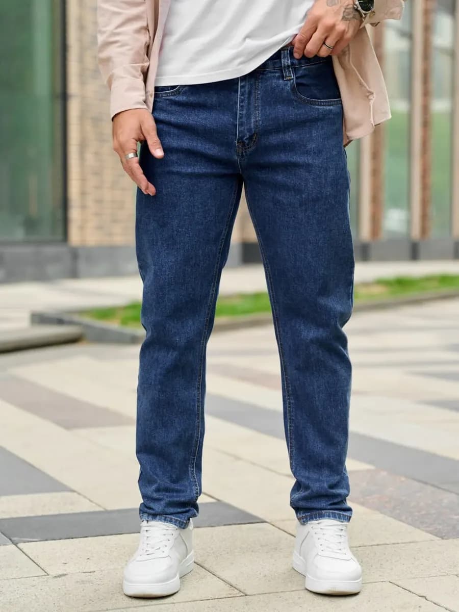 Джинсы классические прямые бойфренды