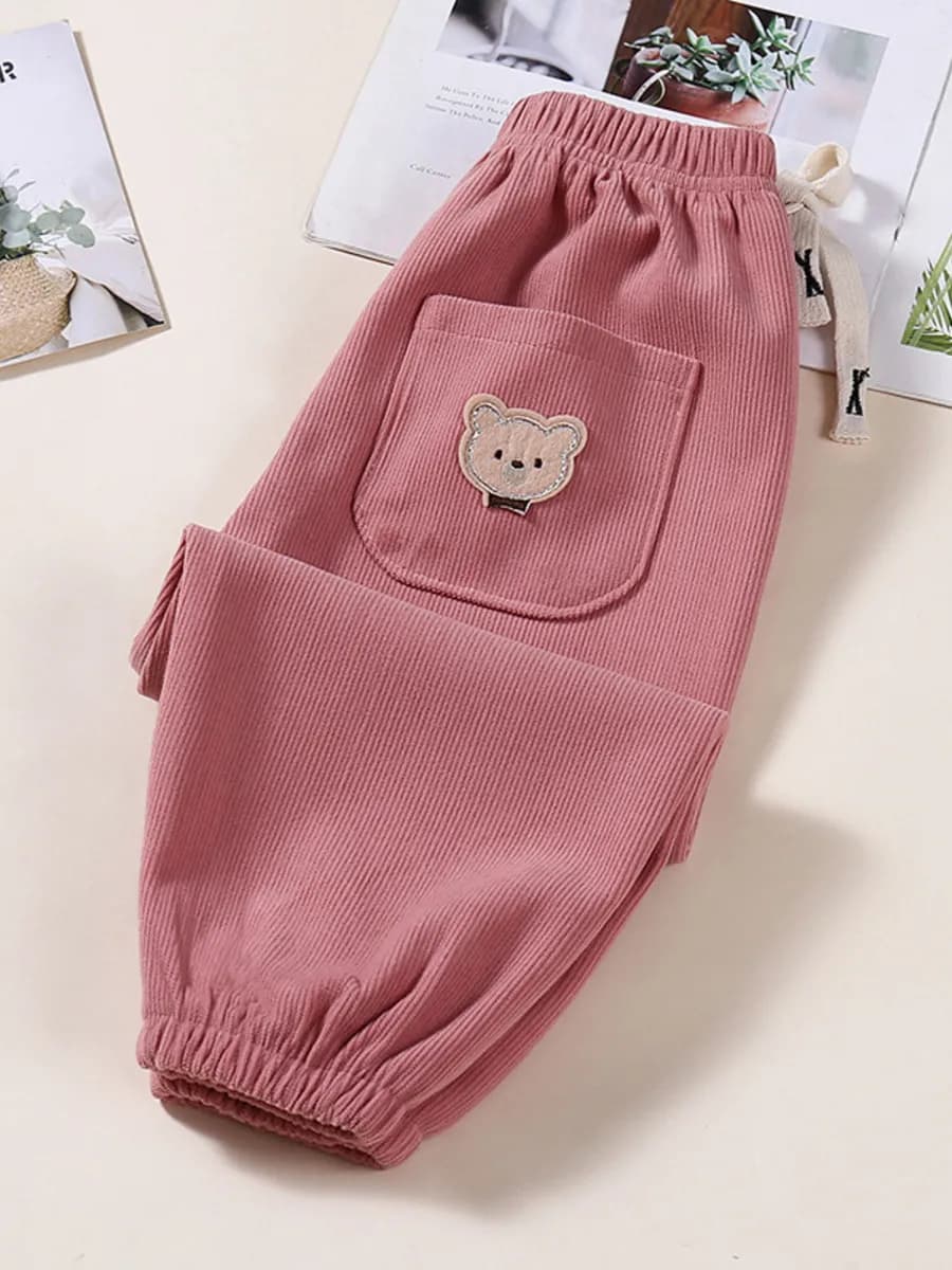 Штаны вельветовые джоггеры широкие для малыша