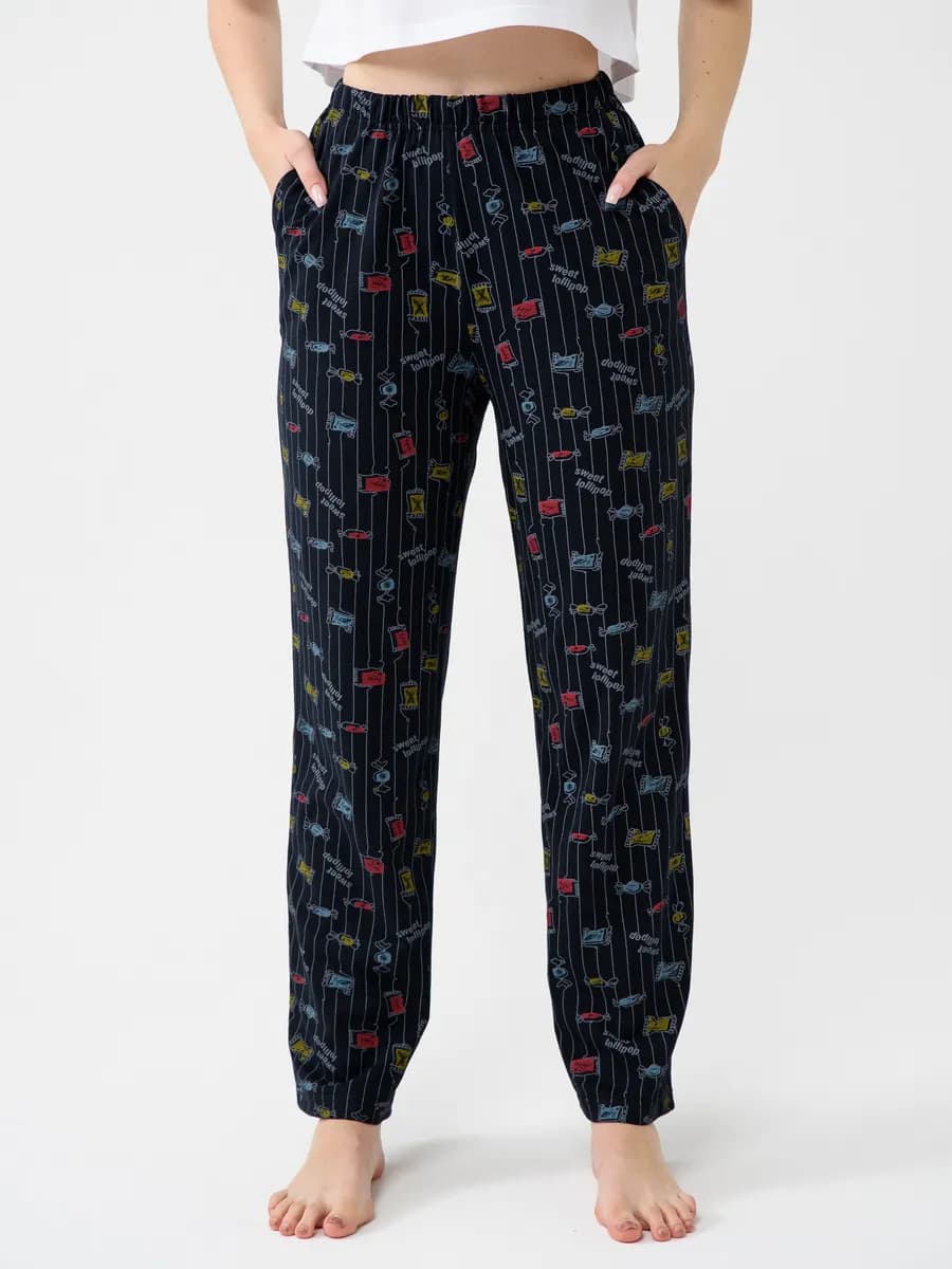 Брюки домашние хлопок большие размеры