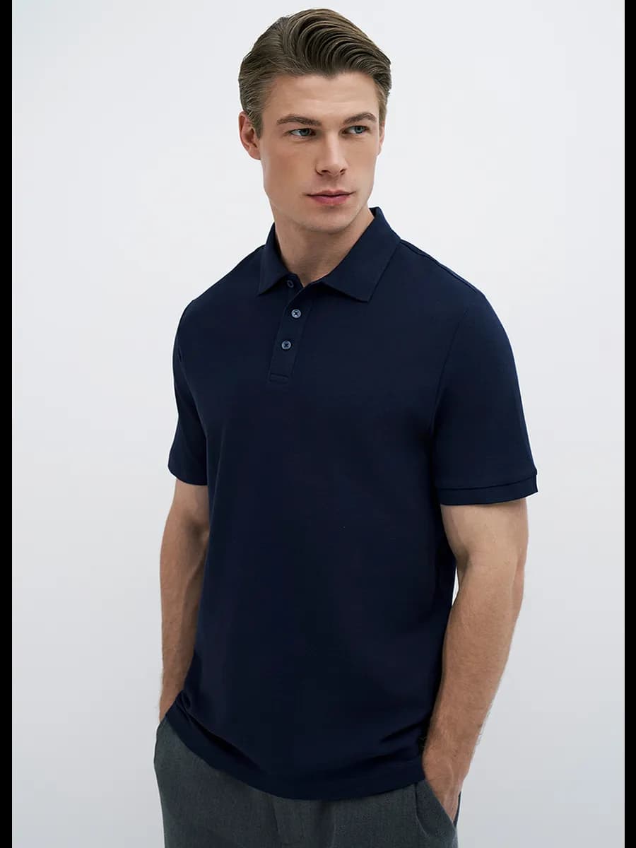 Футболка поло базовая - фото 1