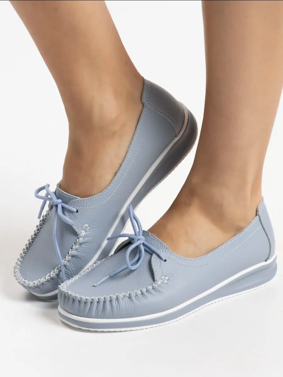 Мокасины женские кожаные