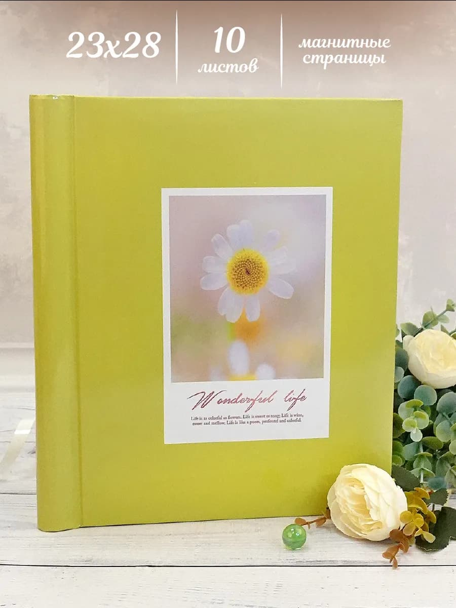 Фотоальбом семейный магнитный 10 листов 23X28см