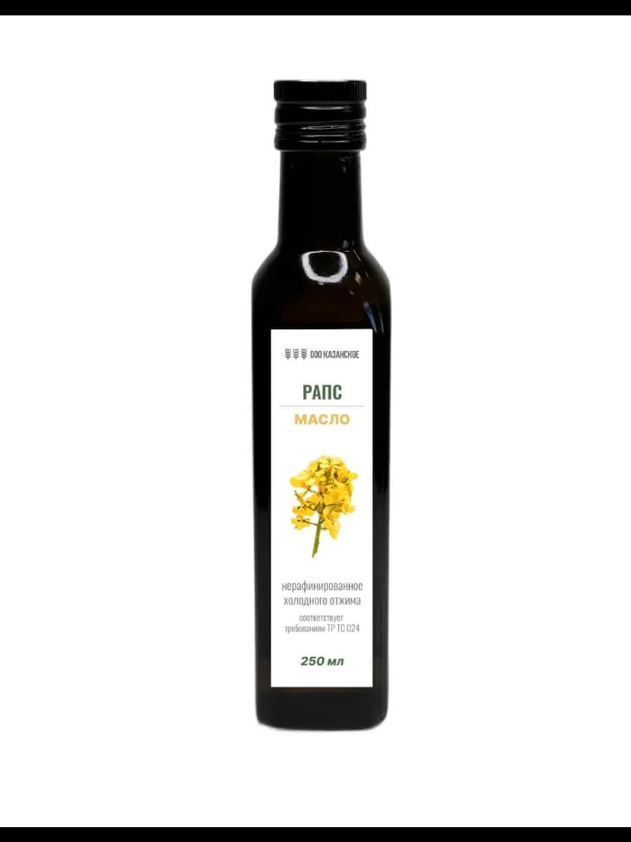 Рапсовое масло нерафинированное - фото 1